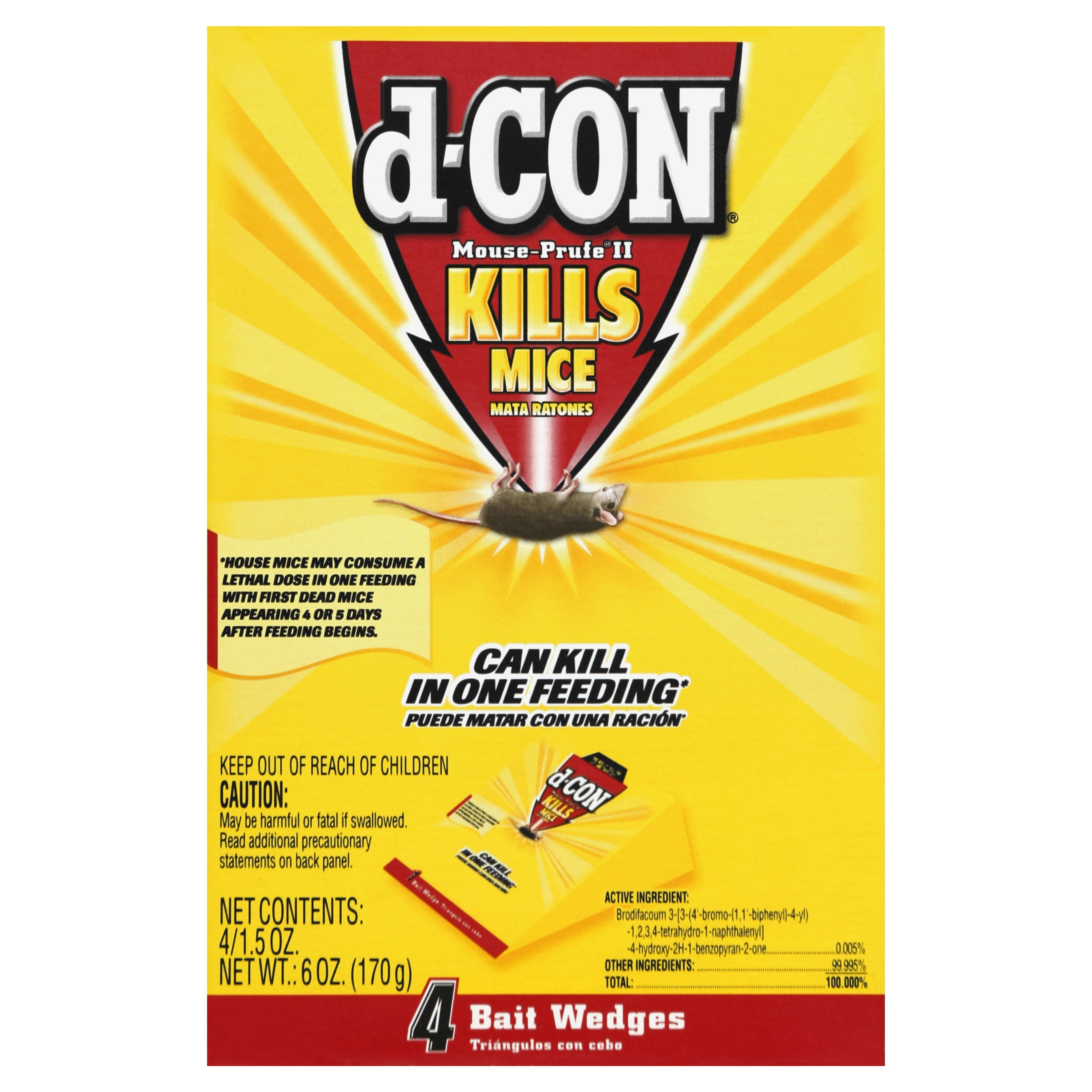 d-CON Rodenticide Rodent and Mouse Prufe II Wedge Mouse Baits, 1.5 Ounce Daggett & Ramsdell Pore Refining Pore Minimizing Charcoal Cleanser 6 oz. (Pack of 4)